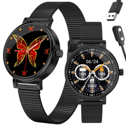 SMARTWATCH DAMSKI RUBICON RNBE64 - CIŚNIENIOMIERZ, PULSOKSYMETR (SR013D) SMARTWATCH DAMSKI RUBICON RNBE64 - CIŚNIENIOMIERZ, PULSOKSYMETR (SR013D)