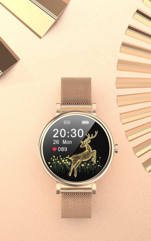 SMARTWATCH DAMSKI RUBICON RNBE64 - CIŚNIENIOMIERZ, PULSOKSYMETR (SR013D) SMARTWATCH DAMSKI RUBICON RNBE64 - CIŚNIENIOMIERZ, PULSOKSYMETR (SR013D)