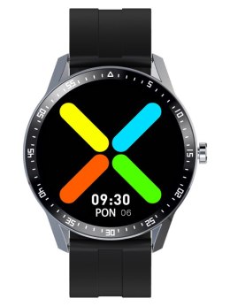 SMARTWATCH MĘSKI G. ROSSI SW018-1 SILVER/BLACK (SG012A) WŁASNE TARCZE