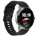 SMARTWATCH MĘSKI G. ROSSI SW018-1 SILVER/BLACK (SG012A) WŁASNE TARCZE