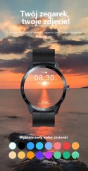 SMARTWATCH MĘSKI G. ROSSI SW018-2 SILVER/GRAY (SG012B) WŁASNE TARCZE