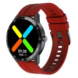 SMARTWATCH MĘSKI G. ROSSI SW018-4 BLACK/RED (SG012D) WŁASNE TARCZE