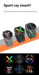 SMARTWATCH MĘSKI G. ROSSI SW018-4 BLACK/RED (SG012D) WŁASNE TARCZE