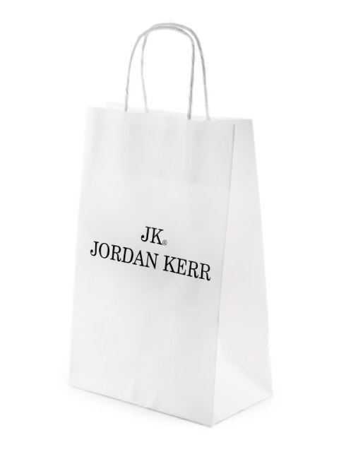 TOREBKA PREZENTOWA - JORDAN KERR - BIAŁA PAPIEROWA TOREBKA PREZENTOWA - JORDAN KERR - BIAŁA PAPIEROWA