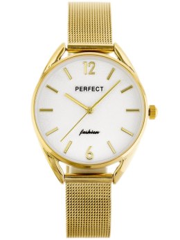 ZEGAREK DAMSKI ZŁOTY PERFECT F347 (ZP953B) + BOX