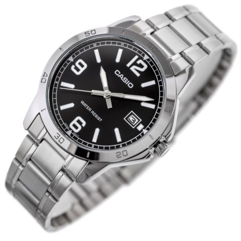 ZEGAREK MĘSKI CASIO MTP-V004D-1B2 (ZD047F) + BOX ZEGAREK MĘSKI CASIO MTP-V004D-1B2 (ZD047F) + BOX