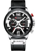ZEGAREK MĘSKI CURREN 8329 (ZC027A) - CHRONOGRAF + BOX