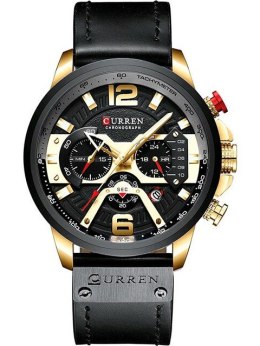 ZEGAREK MĘSKI CURREN 8329 (ZC027B) - CHRONOGRAF + BOX