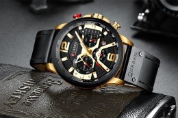 ZEGAREK MĘSKI CURREN 8329 (ZC027B) - CHRONOGRAF + BOX