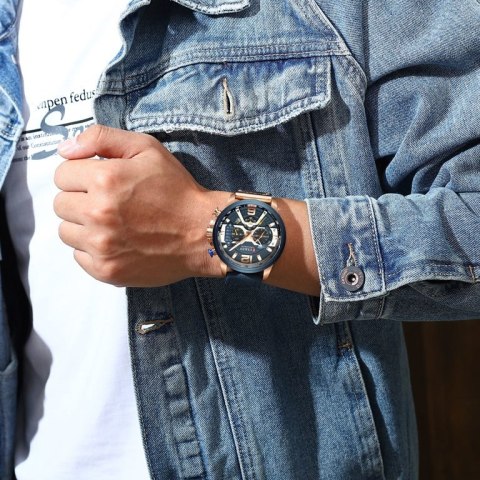 ZEGAREK MĘSKI CURREN 8329 (ZC027E) - CHRONOGRAF + BOX ZEGAREK MĘSKI CURREN 8329 (ZC027E) - CHRONOGRAF + BOX