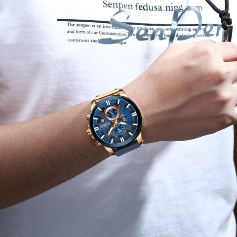 ZEGAREK MĘSKI CURREN 8346 (ZC026E) - CHRONOGRAF ZEGAREK MĘSKI CURREN 8346 (ZC026E) - CHRONOGRAF