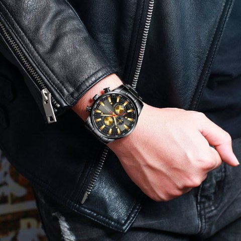 ZEGAREK MĘSKI CURREN 8351 (ZC022C) CHRONOGRAF +BOX ZEGAREK MĘSKI CURREN 8351 (ZC022C) CHRONOGRAF +BOX