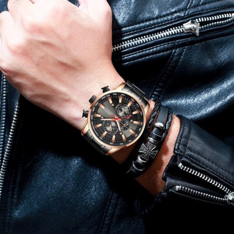 ZEGAREK MĘSKI CURREN 8351 (ZC022D) CHRONOGRAF +BOX ZEGAREK MĘSKI CURREN 8351 (ZC022D) CHRONOGRAF +BOX