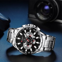 ZEGAREK MĘSKI CURREN 8363 (ZC018B) - CHRONOGRAF