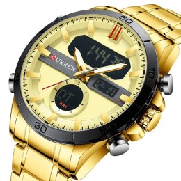 ZEGAREK MĘSKI CURREN 8384 (ZC023B) -DUAL TIME +BOX