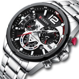 ZEGAREK MĘSKI CURREN 8395 (ZC019A) - CHRONOGRAF