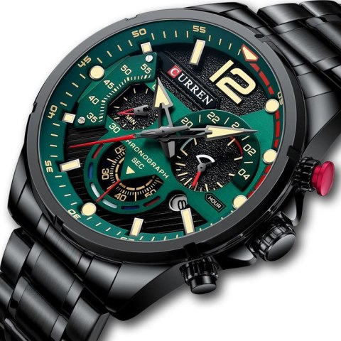 ZEGAREK MĘSKI CURREN 8395 (ZC019C) - CHRONOGRAF ZEGAREK MĘSKI CURREN 8395 (ZC019C) - CHRONOGRAF
