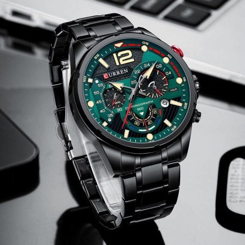 ZEGAREK MĘSKI CURREN 8395 (ZC019C) - CHRONOGRAF ZEGAREK MĘSKI CURREN 8395 (ZC019C) - CHRONOGRAF