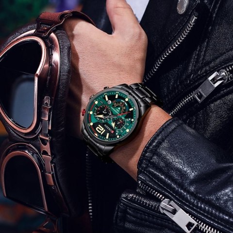ZEGAREK MĘSKI CURREN 8395 (ZC019C) - CHRONOGRAF ZEGAREK MĘSKI CURREN 8395 (ZC019C) - CHRONOGRAF