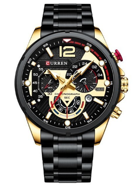 ZEGAREK MĘSKI CURREN 8395 (ZC019D) - CHRONOGRAF ZEGAREK MĘSKI CURREN 8395 (ZC019D) - CHRONOGRAF