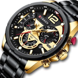 ZEGAREK MĘSKI CURREN 8395 (ZC019D) - CHRONOGRAF