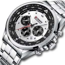 ZEGAREK MĘSKI CURREN 8399 (ZC016A -CHRONOGRAF +BOX