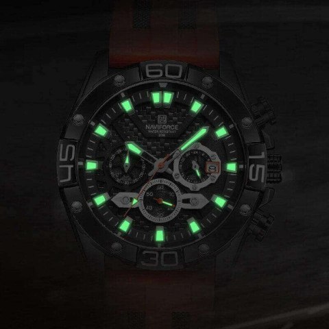 ZEGAREK MĘSKI NAVIFORCE NF8019T - CHRONOGRAF (ZN125B) + BOX ZEGAREK MĘSKI NAVIFORCE NF8019T - CHRONOGRAF (ZN125B) + BOX