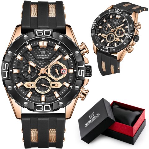 ZEGAREK MĘSKI NAVIFORCE NF8019T - CHRONOGRAF (ZN125D) + BOX ZEGAREK MĘSKI NAVIFORCE NF8019T - CHRONOGRAF (ZN125D) + BOX