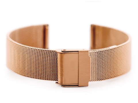 BRANSOLETA PACIFIC 04E - SIATKA HQ - ROSEGOLD 18MM BRANSOLETA PACIFIC 04E - SIATKA HQ - ROSEGOLD 18MM