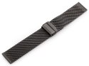 BRANSOLETA PACIFIC 10 - SIATKA HQ - GRAFITOWA MATOWA 24MM BRANSOLETA PACIFIC 10 - SIATKA HQ - GRAFITOWA MATOWA 24MM