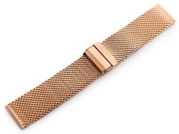 BRANSOLETA PACIFIC 10 - SIATKA HQ - ROSEGOLD 20MM