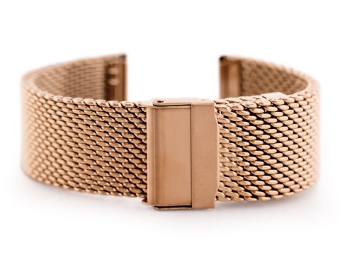 BRANSOLETA PACIFIC 10 - SIATKA HQ - ROSEGOLD 22MM