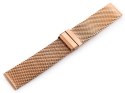BRANSOLETA PACIFIC 10 - SIATKA HQ - ROSEGOLD 22MM