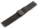 BRANSOLETA PACIFIC 12 - SIATKA HQ - GRAFITOWA MATOWA 24MM BRANSOLETA PACIFIC 12 - SIATKA HQ - GRAFITOWA MATOWA 24MM