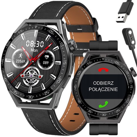 SMARTWATCH MĘSKI RUBICON RNCE88 - WYKONYWANIE POŁĄCZEŃ, WŁASNE TARCZE (SR033D) SMARTWATCH MĘSKI RUBICON RNCE88 - WYKONYWANIE POŁĄCZEŃ, WŁASNE TARCZE (SR033D)
