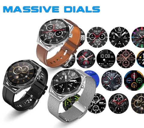 SMARTWATCH MĘSKI RUBICON RNCE88 - WYKONYWANIE POŁĄCZEŃ, WŁASNE TARCZE (SR033D) SMARTWATCH MĘSKI RUBICON RNCE88 - WYKONYWANIE POŁĄCZEŃ, WŁASNE TARCZE (SR033D)