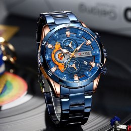 ZEGAREK MĘSKI CURREN 8402 CHRONOGRAF (ZC029D) +BOX