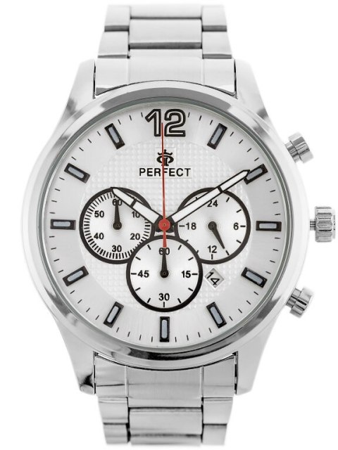 ZEGAREK MĘSKI PERFECT CH01M - CHRONOGRAF (ZP355A) + BOX ZEGAREK MĘSKI PERFECT CH01M - CHRONOGRAF (ZP355A) + BOX