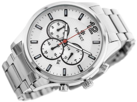 ZEGAREK MĘSKI PERFECT CH01M - CHRONOGRAF (ZP355A) + BOX ZEGAREK MĘSKI PERFECT CH01M - CHRONOGRAF (ZP355A) + BOX