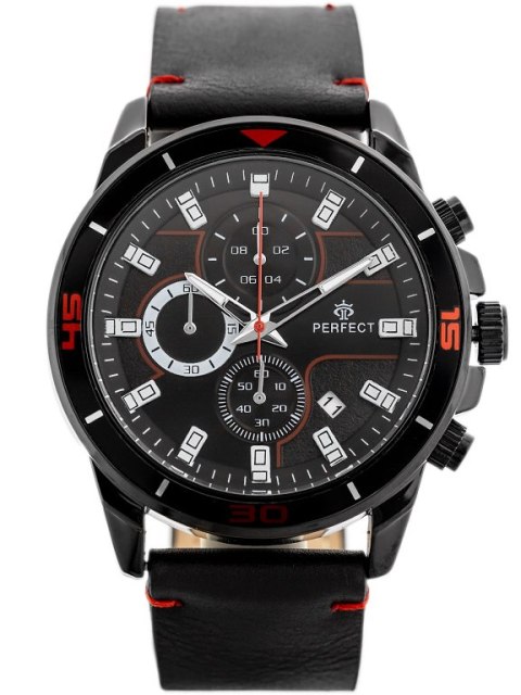 ZEGAREK MĘSKI PERFECT CH02L - CHRONOGRAF (ZP351D) + BOX