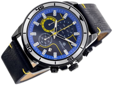 ZEGAREK MĘSKI PERFECT CH02L - CHRONOGRAF (ZP351E) + BOX ZEGAREK MĘSKI PERFECT CH02L - CHRONOGRAF (ZP351E) + BOX