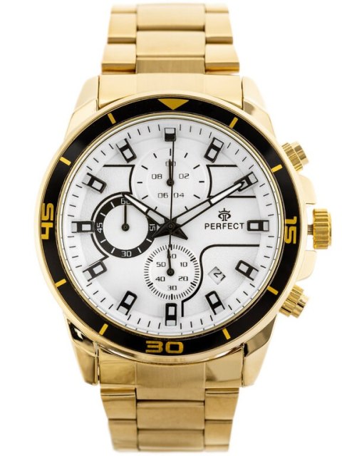 ZEGAREK MĘSKI PERFECT CH02M - CHRONOGRAF (ZP356D) + BOX ZEGAREK MĘSKI PERFECT CH02M - CHRONOGRAF (ZP356D) + BOX