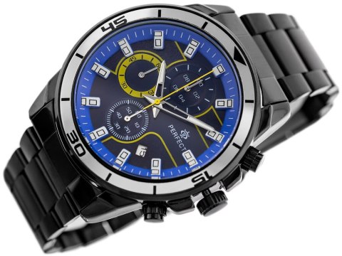 ZEGAREK MĘSKI PERFECT CH02M - CHRONOGRAF (ZP356F) + BOX ZEGAREK MĘSKI PERFECT CH02M - CHRONOGRAF (ZP356F) + BOX