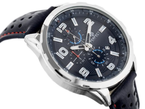 ZEGAREK MĘSKI PERFECT CH05L - CHRONOGRAF (ZP353D) + BOX ZEGAREK MĘSKI PERFECT CH05L - CHRONOGRAF (ZP353D) + BOX
