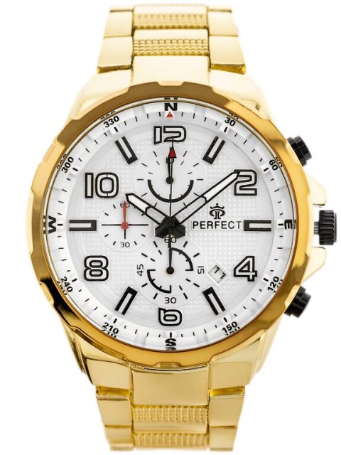 ZEGAREK MĘSKI PERFECT CH05M - CHRONOGRAF (ZP357D) + BOX ZEGAREK MĘSKI PERFECT CH05M - CHRONOGRAF (ZP357D) + BOX