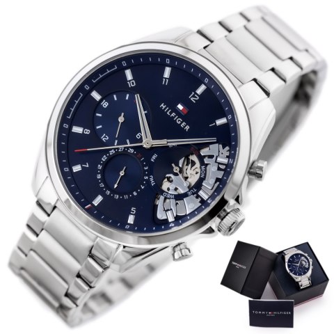 ZEGAREK MĘSKI TOMMY HILFIGER 1710448 BAKER (ZF053A ZEGAREK MĘSKI TOMMY HILFIGER 1710448 BAKER (ZF053A