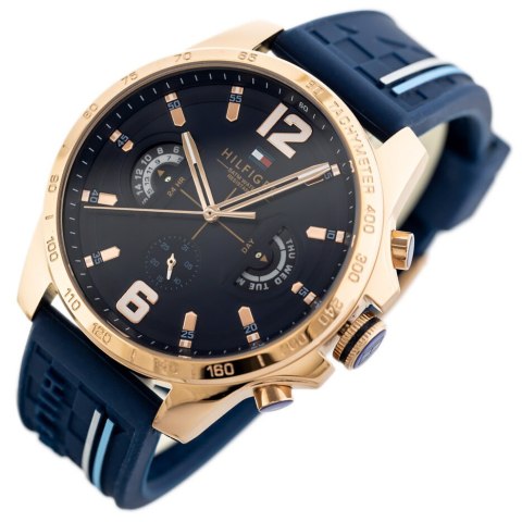 ZEGAREK MĘSKI TOMMY HILFIGER 1791474 DECKER (ZF001D) + BOX ZEGAREK MĘSKI TOMMY HILFIGER 1791474 DECKER (ZF001D) + BOX