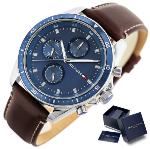 ZEGAREK MĘSKI TOMMY HILFIGER 1791837 PARKER (ZF041A) + BOX ZEGAREK MĘSKI TOMMY HILFIGER 1791837 PARKER (ZF041A) + BOX