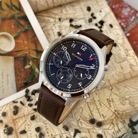 ZEGAREK MĘSKI TOMMY HILFIGER 1791855 ASHER (ZF040B) + BOX ZEGAREK MĘSKI TOMMY HILFIGER 1791855 ASHER (ZF040B) + BOX