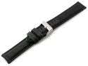 PASEK SKÓRZANY DO ZEGARKA W34 - PREMIUM - CZARNY/CZARNE - 26MM